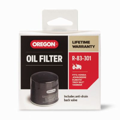Oregon Oil Filter for Riding Mowers, Fits Honda GX60K1, John Deere, Kubota, Troy-Bilt and Yanmar, R-83-301
