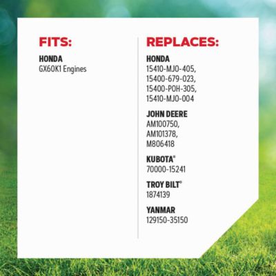 Image showing  Oil Filter for Riding Mowers, Fits Honda GX60K1, John Deere, Kubota, Troy-Bilt and Yanmar, R, 83-301