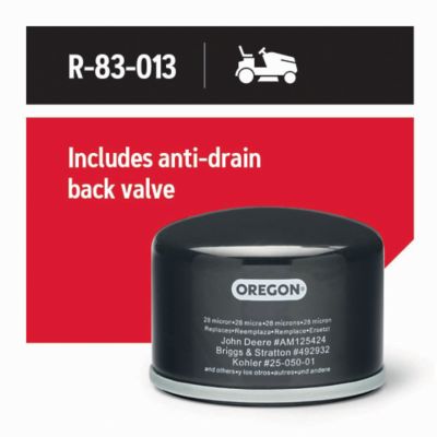 Image showing  Oil Filter for Riding Mowers, Fits Briggs & Stratton Vanguard, Tecumseh, and Toro with Kawasaki Engines, R-83-013