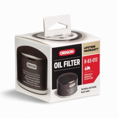 Image showing  Oil Filter for Riding Mowers, Fits Briggs & Stratton Vanguard, Tecumseh, and Toro with Kawasaki Engines, R-83-013