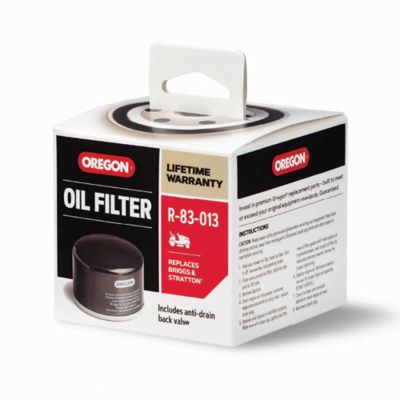 Image showing  Oil Filter for Riding Mowers, Fits Briggs & Stratton Vanguard, Tecumseh, and Toro with Kawasaki Engines, R-83-013