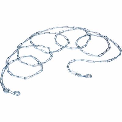 Retriever Welded Link Dog Tie Out Chain, 3.8 mm x 10 ft., Up to 80 lb. Capacity