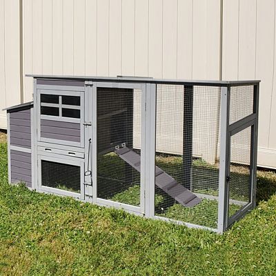 Image showing  Large Chicken House Outdoor Chicken Coop, 2 to 3 Chicken Capacity, Chicken Coop with Wheels
