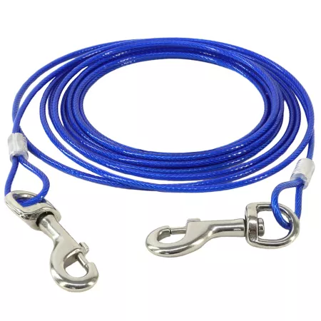 Retriever Dog Tie Out Cable 10 ft Up to 50 lb Capacity Tie Outs & Runs