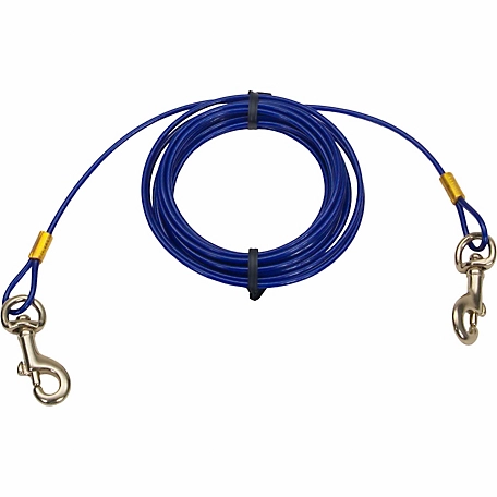 Retriever Dog Tie Out Cable, 20 ft., Up to 50 lb.