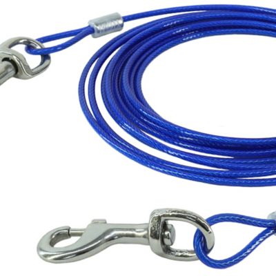 Image showing  Dog Tie Out Cable, 20 ft., Up to 50 lb. Capacity
