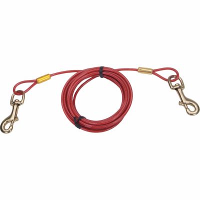 Retriever Dog Tie Out Cable, 15 ft., Up to 80 lb.