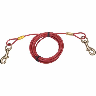 Extra long dog tie out cable hotsell