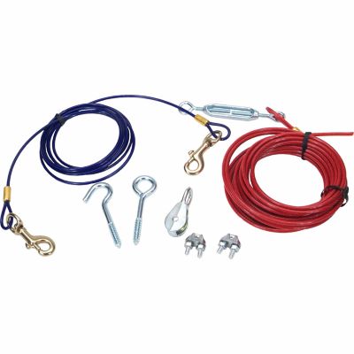 Retriever Aerial Dog Tie Out Cable, 25 ft., Up to 50 lb. Capacity