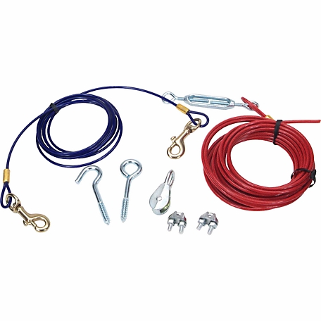 Retriever Aerial Dog Tie Out Cable, 25 ft., Up to 50 lb.