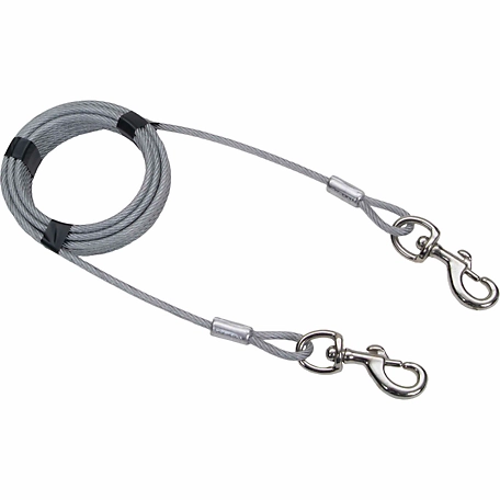Retriever Dog Tie Out Cable, 20 ft., Up to 150 lb.