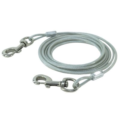 Image showing  Dog Tie Out Cable, 20 ft., Up to 150 lb. Capacity