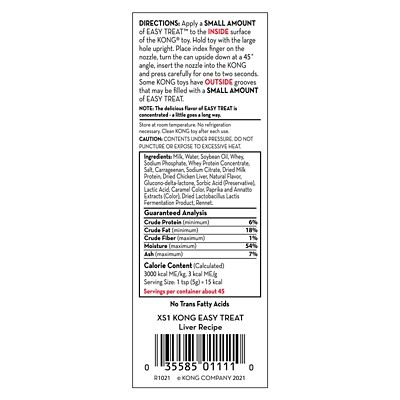 Image showing  Easy Treat Liver Flavor Dog Treat, Paste, 8 oz.