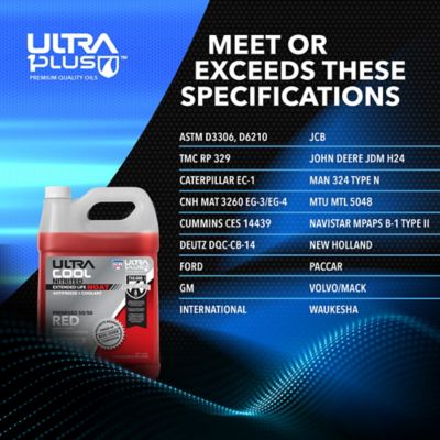 Image showing  UltraCool Antifreeze + Coolant NOAT Premixed 50/50 Red, 250 gal.