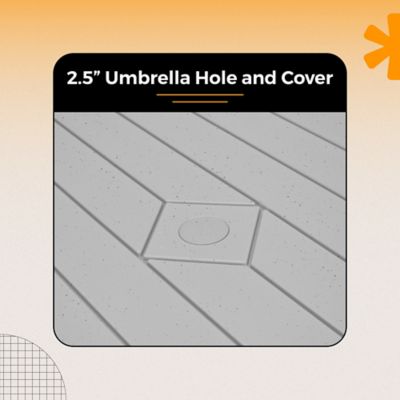 Image showing  Travis Collection Folding Picnic Table