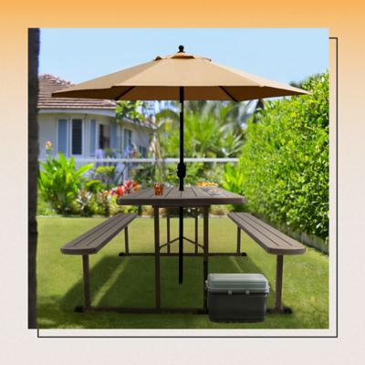 Image showing  Travis Collection Folding Picnic Table
