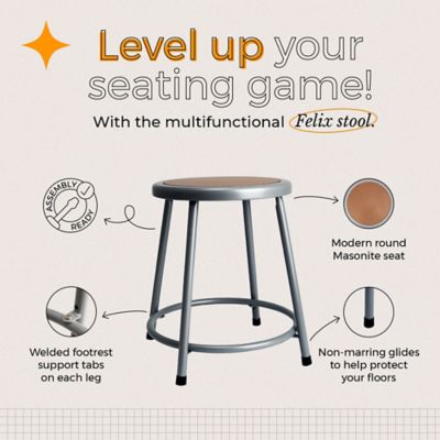 Image showing  Felix Collection Steel Stool