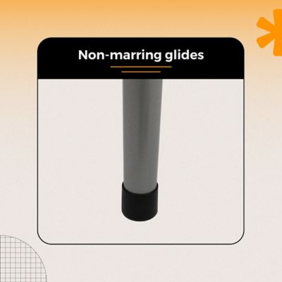 Image showing 5 th Hampden Furnishings Felix Collection Steel Stool