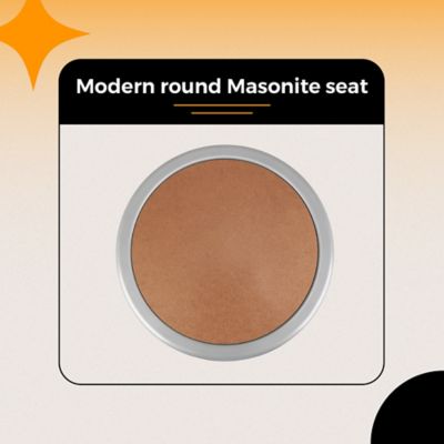 Image showing  Felix Collection Steel Stool with Backrest