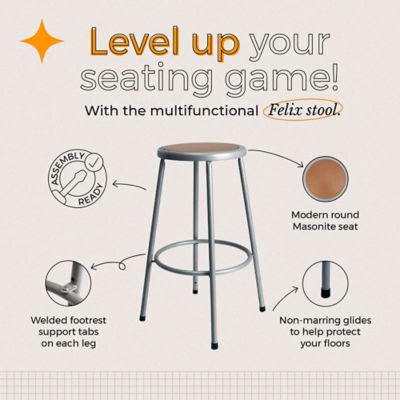 Image showing  Felix Collection Steel Stool