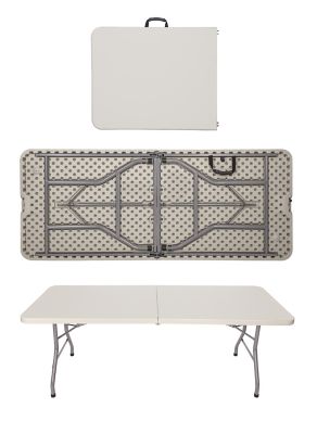 Image showing  Baldwin Collection Fold-In-Half Table, 30 x 72 in., Speckled Grey