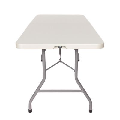 Image showing  Baldwin Collection Fold-In-Half Table, 30 x 72 in., Speckled Grey