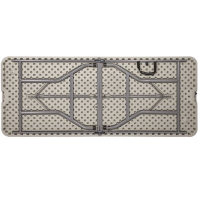 Image showing 6 th Hampden Furnishings Baldwin Collection Fold-In-Half Table, 30 x 72 in., Speckled Grey