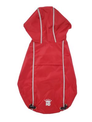 Hip Doggie Reversible Umbrella Dog Raincoat with Hood