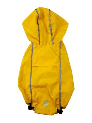 Hip Doggie Reversible Ducks Dog Raincoat with Hood