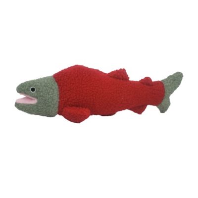 Dog Star Seymour The Salmon Plush Fleece Dog Toy