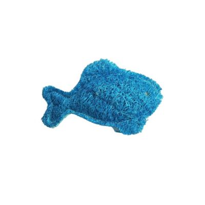 Hip Doggie Loofah Fish Dental Dog Toy