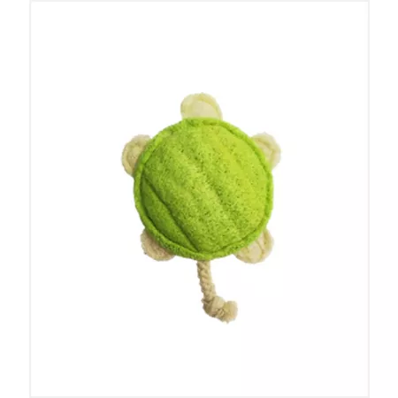 Hip Doggie Loofah Turtle Dental Dog Toy - Small Dog Chew Toys