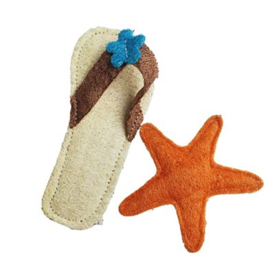 Hip Doggie Loofah Beach Set Dental Dog Toy