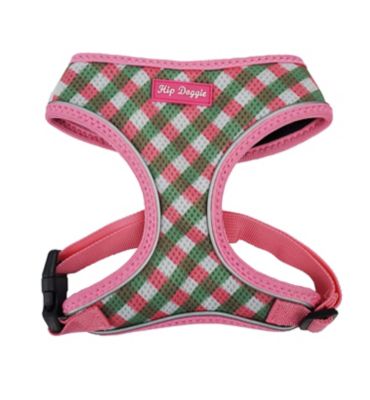 Hip Doggie Ultra Comfort Reflective Dog Harness Vest - Plaid