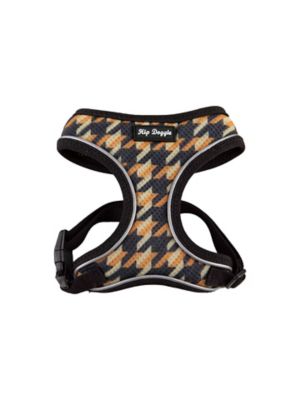 Hip Doggie Ultra Comfort Reflective Dog Harness Vest - Houndstooth