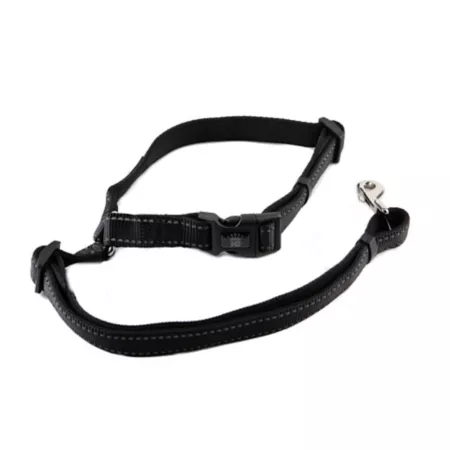 Hip Doggie Seat Belt Leash for Dogs Black Pet Car Seat Harnesses & Seat Belts