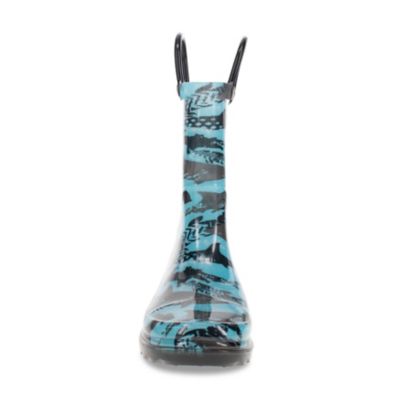 Image showing  Grunge Shark Lighted Rain Boot