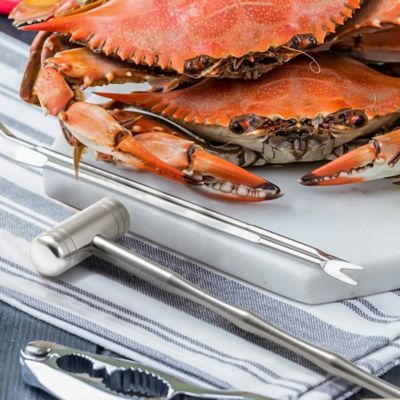 Image showing  Stainless Steel Crab or Lobster Mallet, Seafood Hammer, Solid Seafood Shellfish Cracker Tool, CH1001