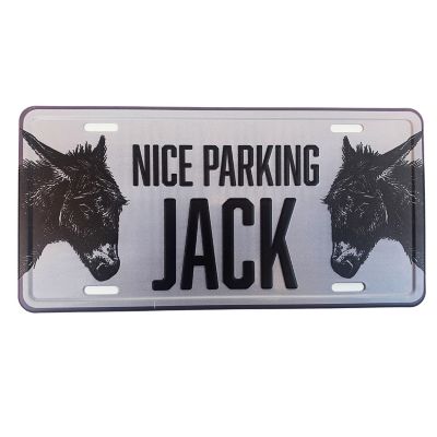 HaynesBesco Group Metal License Plate Donkey