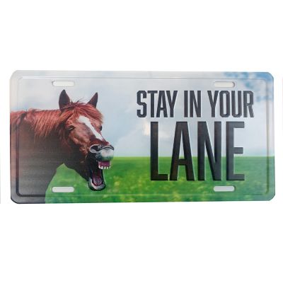 HaynesBesco Group Metal License Plate Horse