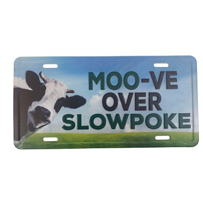 HaynesBesco Group Metal License Plate Cow