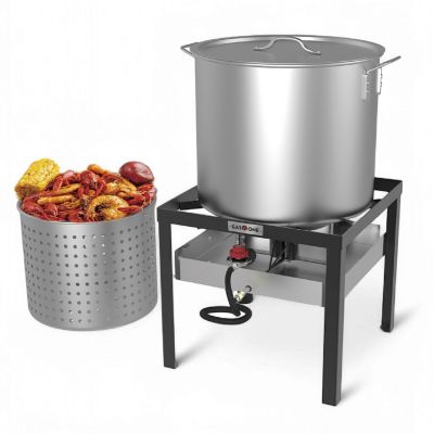 Gas One 60 qt. Pot Seafood Boil Kit with Propane Burner