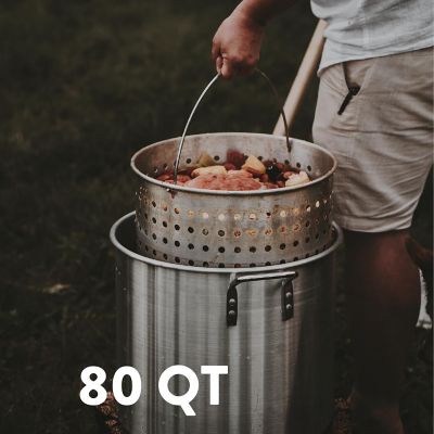 Image showing  80 qt. Pot Seafood Boil Kit with Propane Burner