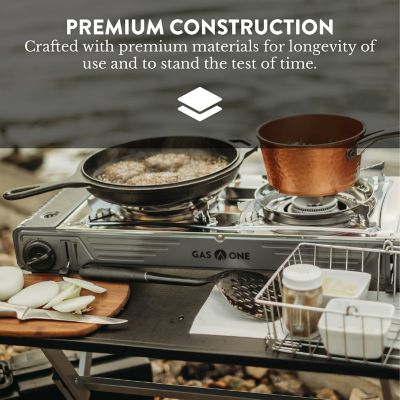 Image showing  Portable 2 Burner Butane Camp Stove