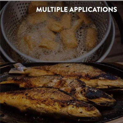 Image showing  10 qt. Aluminum Fry Pot