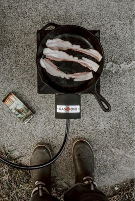 Image showing 6 th Gas One 1-Burner High-Pressure Propane Gas Burner, Black