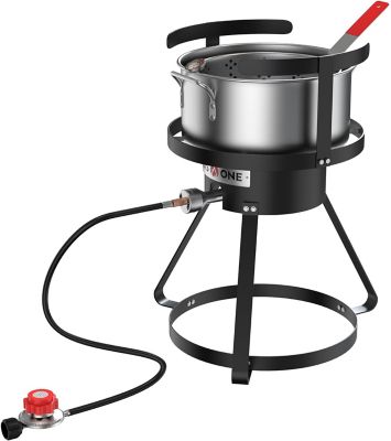 Gas One 10 qt. Deep Fryer Pot Propane Burner Set