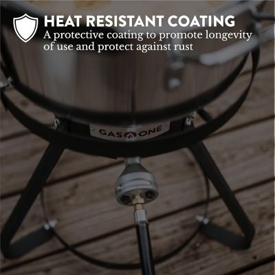 Image showing  10 qt. Deep Fryer Pot Propane Burner Set, 65,000 BTU