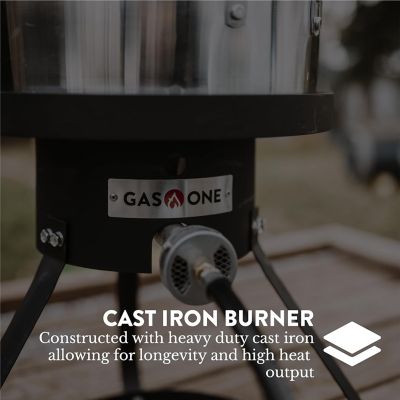 Image showing  10 qt. Deep Fryer Pot Propane Burner Set, 65,000 BTU