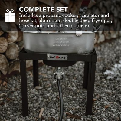 Image showing  Double Basket Fryer Propane Burner